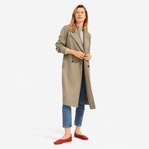 ✨NWOT✨ Everlane Drape Trench - Clay, Sz XS